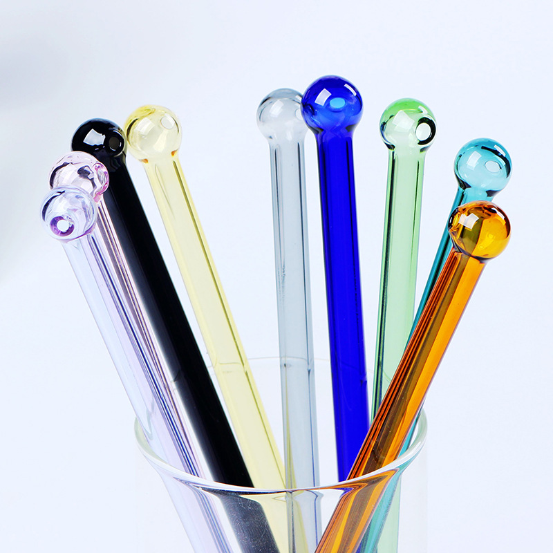 Pipes Glass Beautiful Cute Pipes Pyrex Hand Heady Pipe For Herb Glass Pipes #100-800