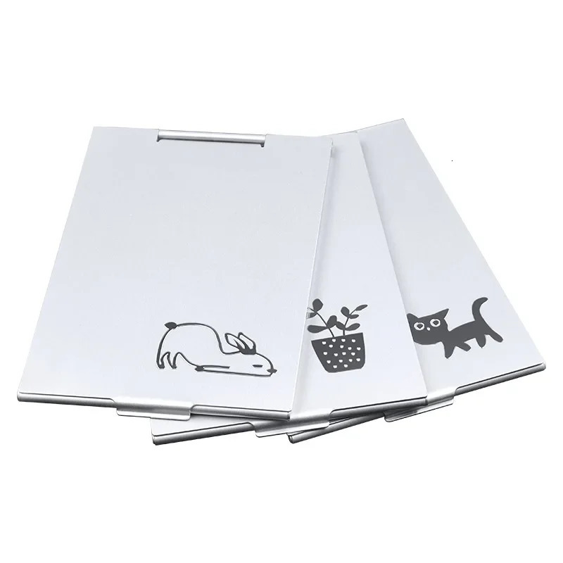 Aluminum Folding Mirror Pocket Mini Portable Makeup Mirrors Travel Hand Small Vanity Foldable Compact Cosmetics Tools 241024