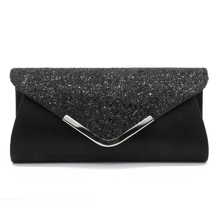 CMM Straight Pu Sequin Womens Bag Hand Bag Makeup Bag Dinner Bag