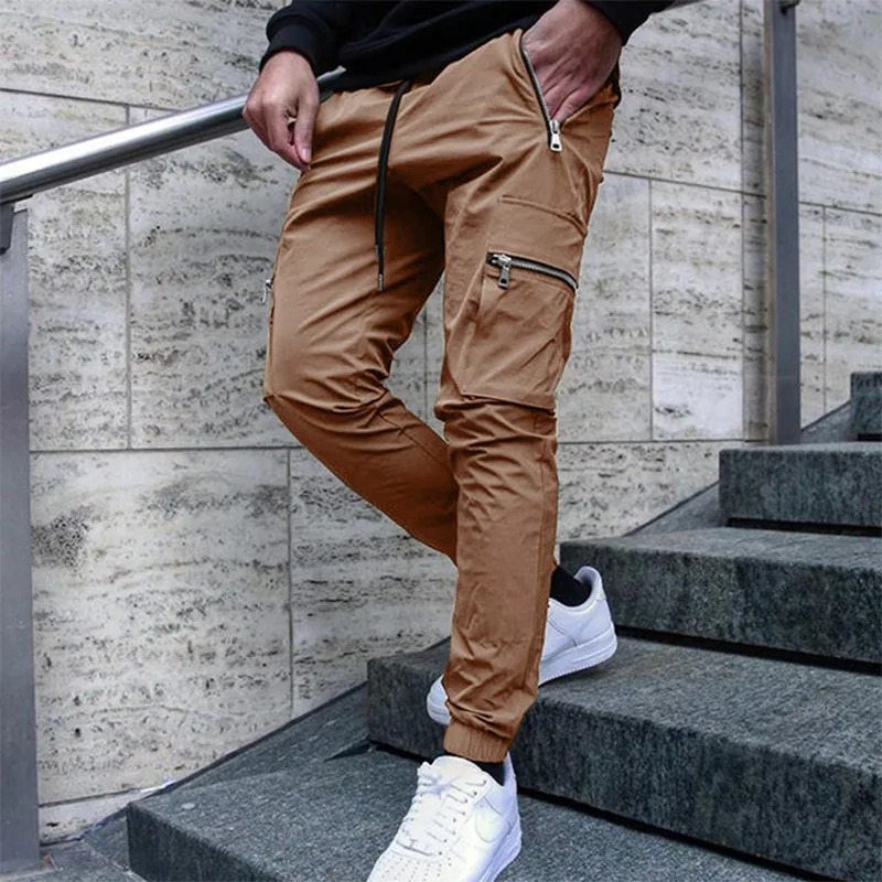 Casual Cargo Pants Men Fashion Trousers Multi-Pocket Casual Joggers Sweatpants Men Pants Hip Hop Streetwear Jogger Pant 241024