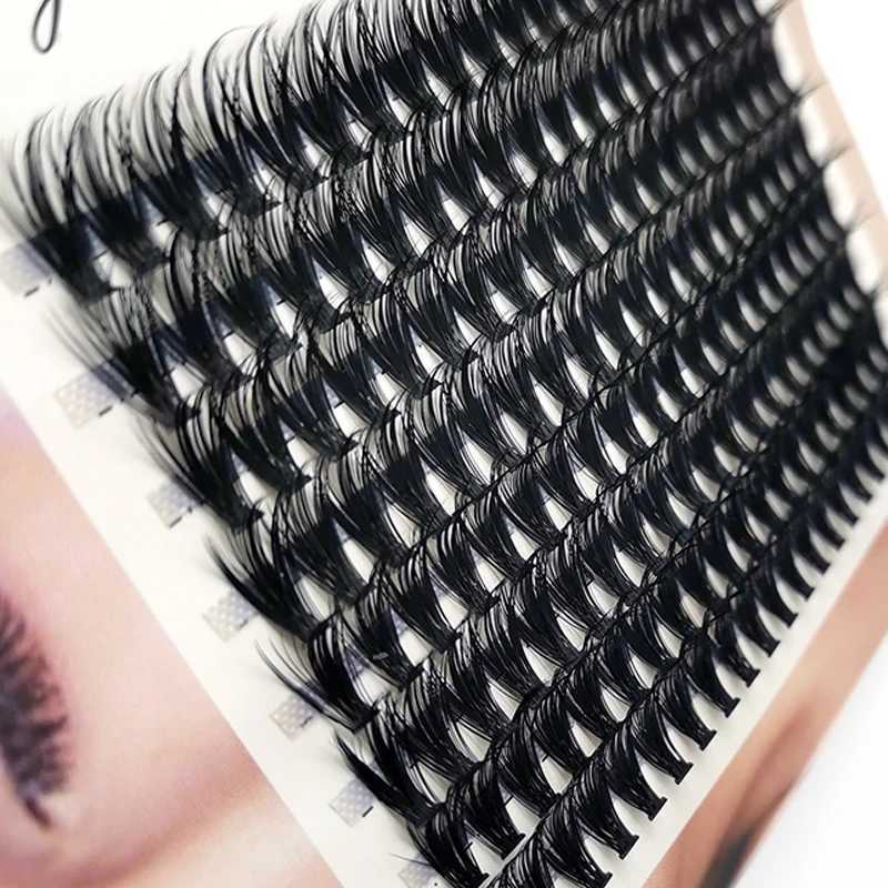 New 8/5 rows 10D 20D 30D 40D eyelash extensions 160/100Pcs personal eyelash clusters 8-16mm natural thick Russian eyelashesW241024