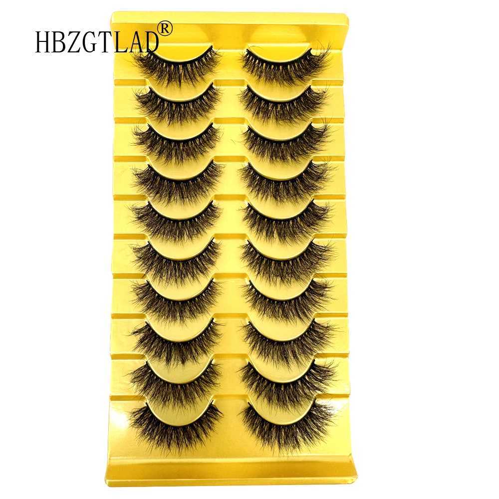 38 styles 10 pairs of natural long 3D mint false eyelashes false eyelash makeup kit mink eyelashes extended eyelashes short eyelashesW241024