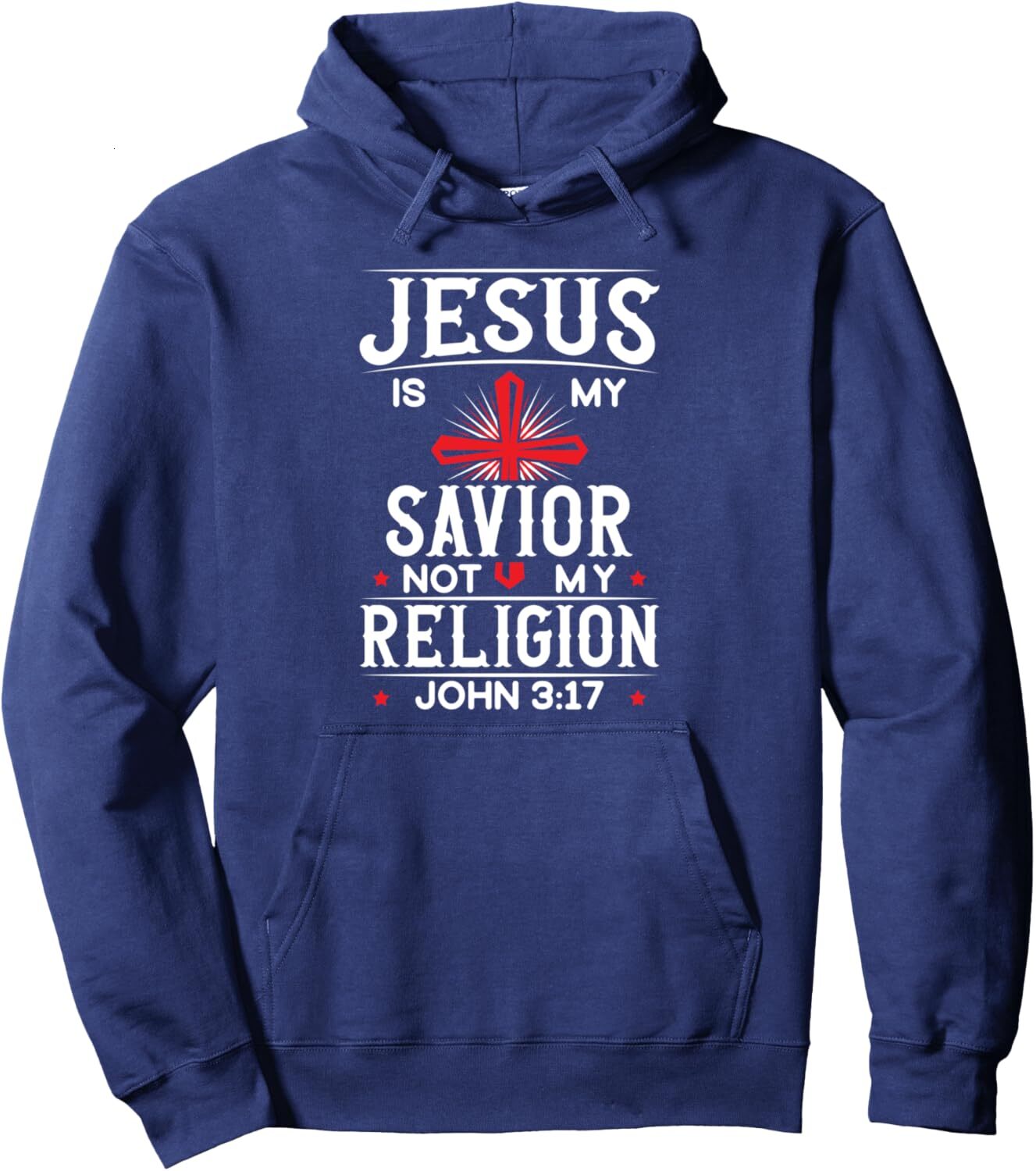 Hoodie for Mens Womens Jesus Is My Savior Not My God Pullover Hoodie Graphic Hoodies sweatshirt Pullover Long Sleeve