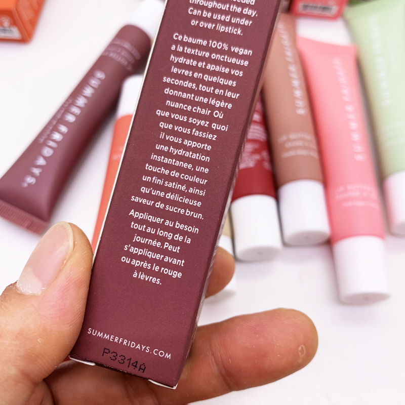 New Summer Fridays Butter Conditioning Mask and Balm Instant Moisture Shine Sheer Tinted Soothing Lip Makeup CL250121