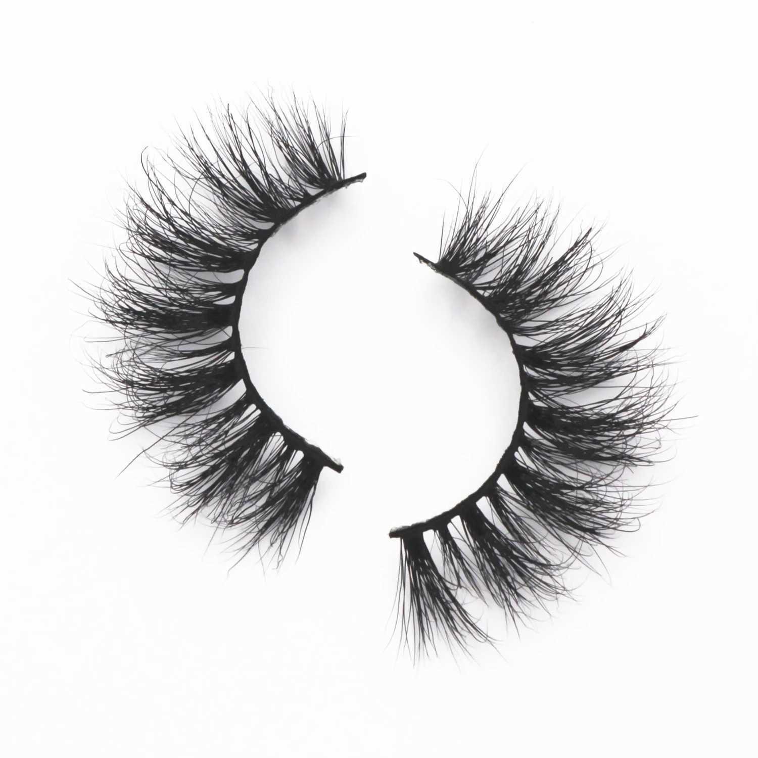 E19 mink eyelashes 3D mink false eyelashes fluffy full eyelashes Crisscross mink false eyelashes round Wispy eyelashes extended makeupW241024