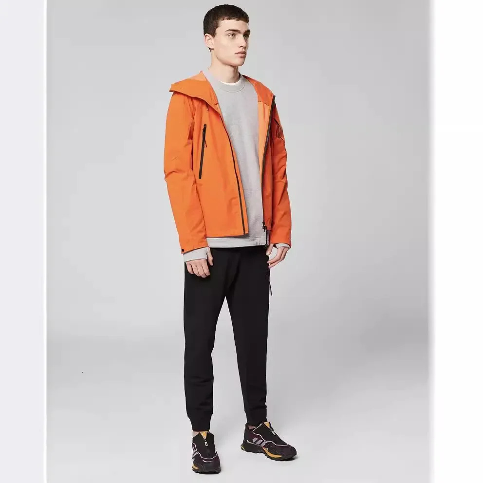 Cp casual and fashionable mens loose and simple solid color sports pants with zipper pocket n Nichepocket zip up 241025