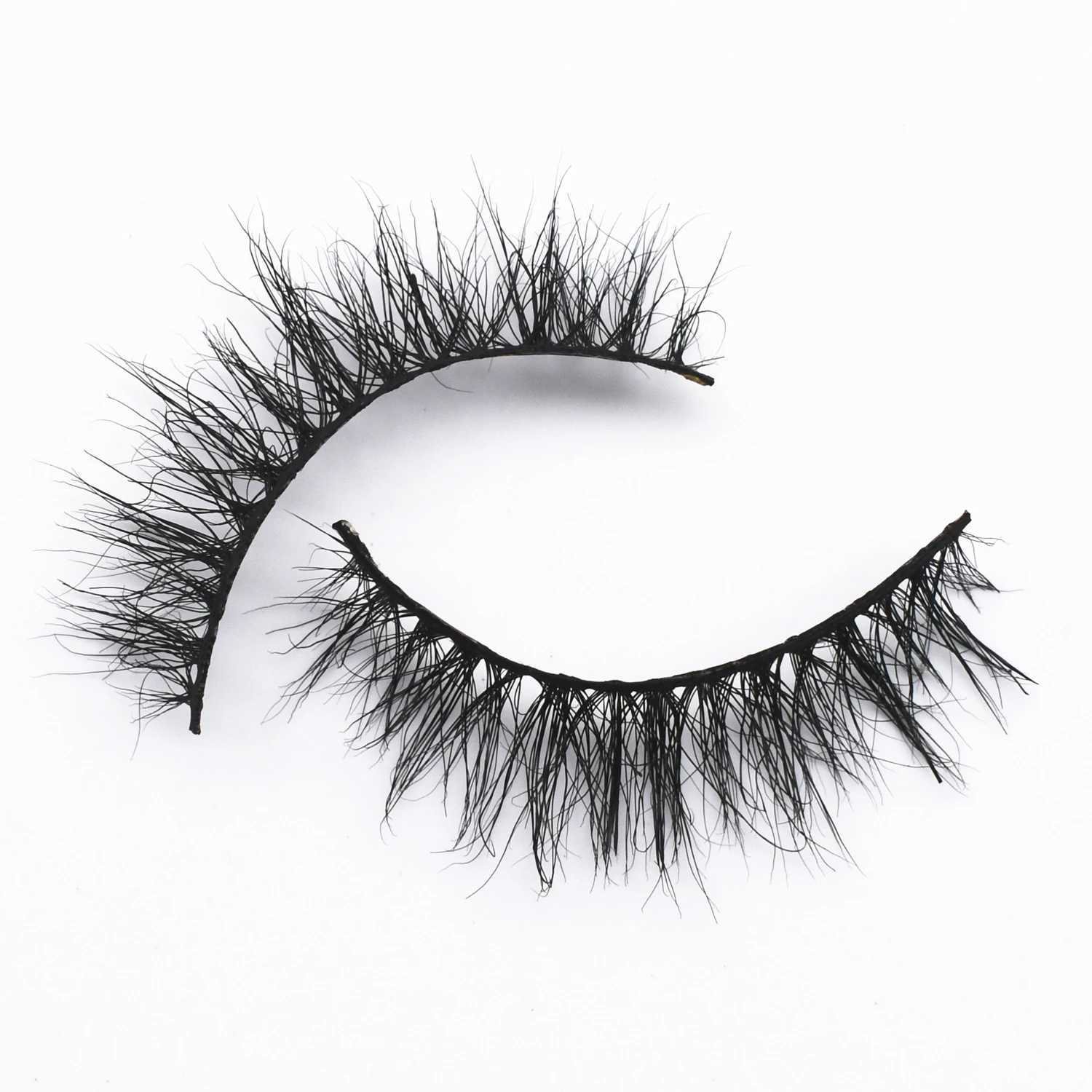 Short eyelash 3D mink eyelash full length eyelash cruel and luxurious mink eyelash makeup natural long eyelash Maquiagem artificial CilsW241024