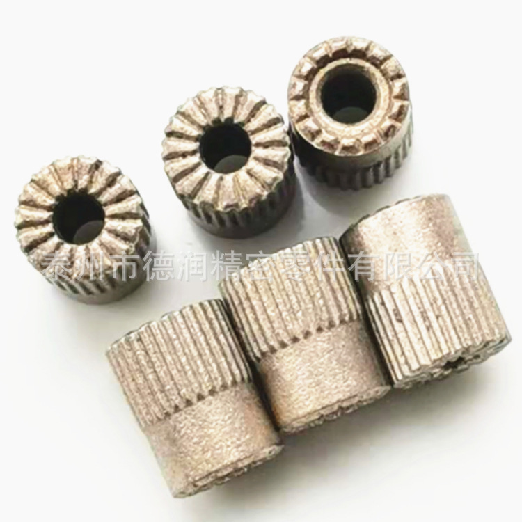 Hollow oil bearing with inner diameter of 3 and outer diameter of 8, powder metallurgy process for hollow bearings