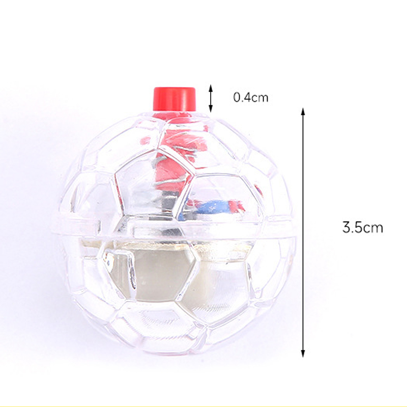 Pet light-emitting teasing cat ball sports interactive entertainment cat toys self hi smart teasing cat set plastic football ball