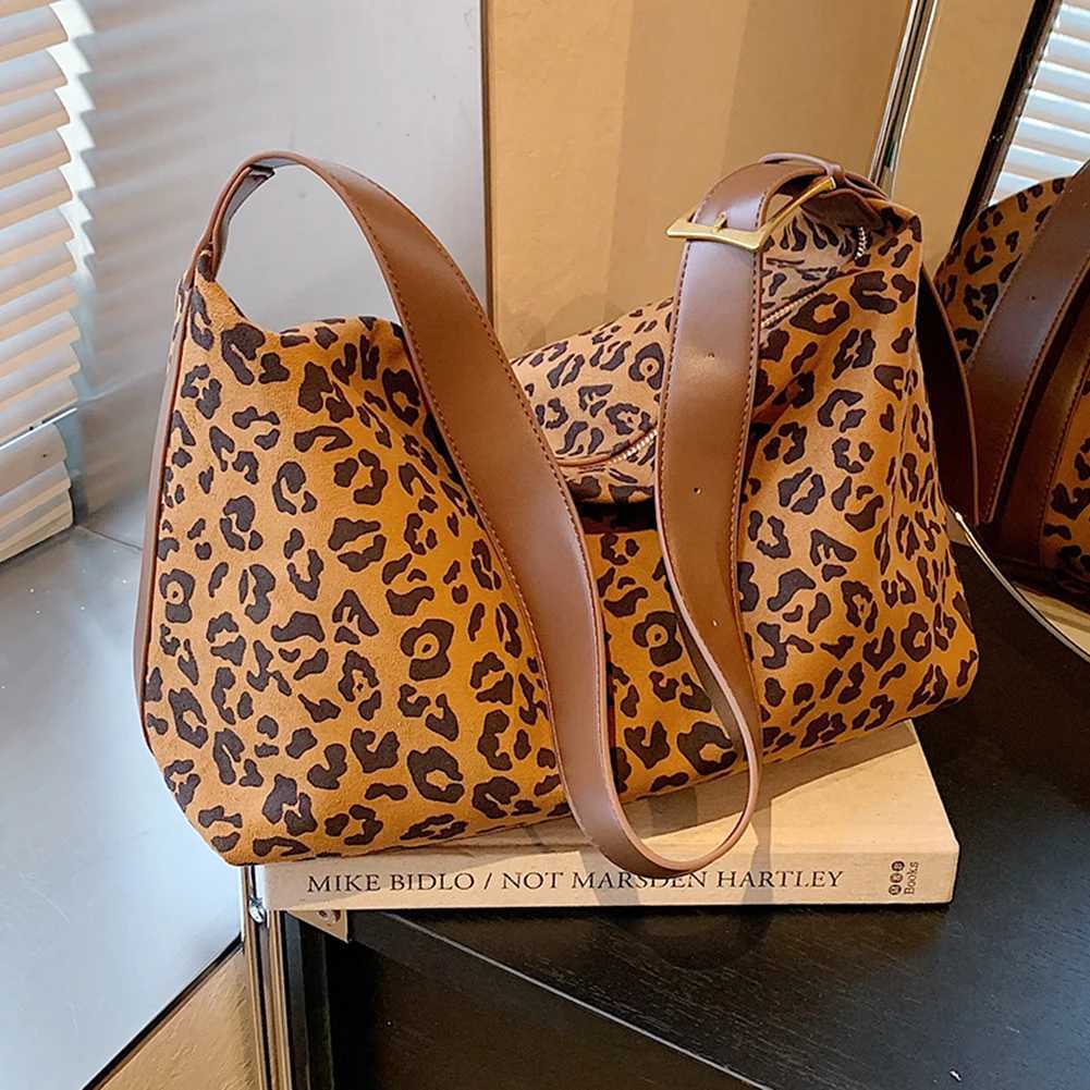Women Tote Bag Large Capacity Leopard Hobo Handbag Pu Zipper Satchel Adjustable Shoulder Straps for Work Shopping and Travel 241025