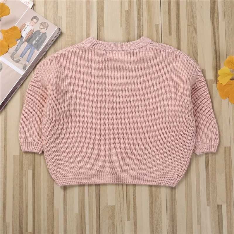 1-5 years of childrens autumn and winter sweaters long sleeved knitted solid color thick zipper suitable for boys and girls to keep warm sweater tops 