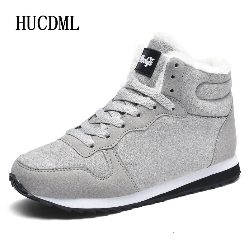 Winter Mens Ankle Boots Warm Plush Snow Platform Boots Neutral Womens Outdoor Anti slip Senator Large Size 47 48 Shoes 241024