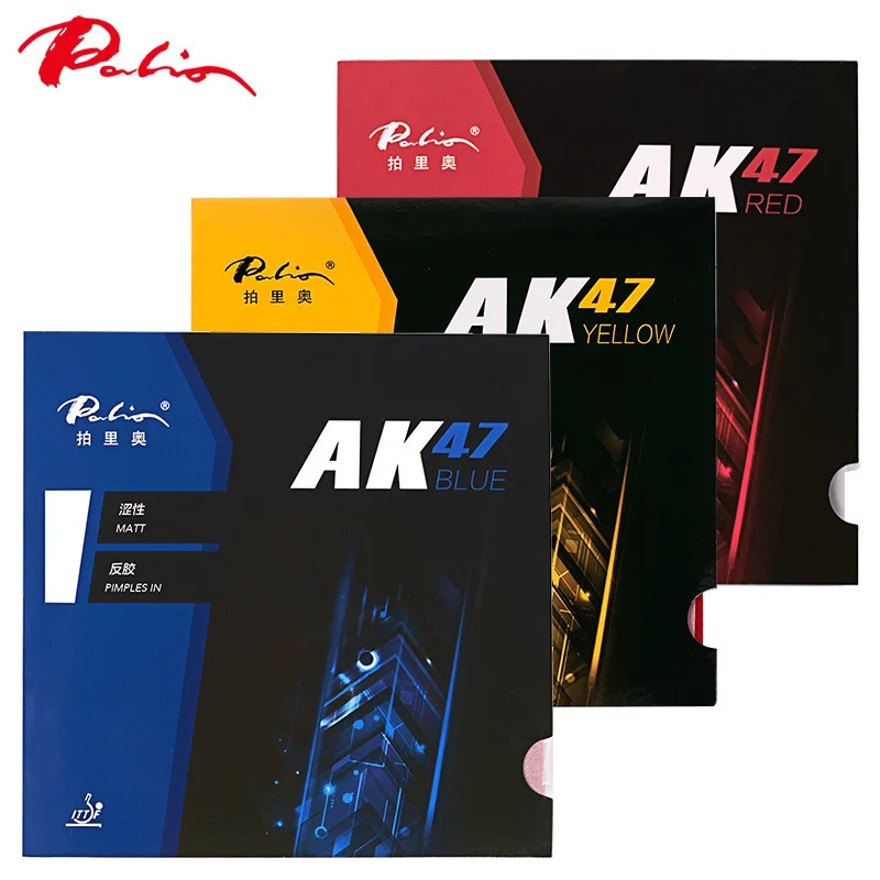 Original PALIO AK47 Table Tennis Rubber Loop Offensive RED BLUE YELLOW AK 47 Spin Attack Ping Pong Sponge 241115