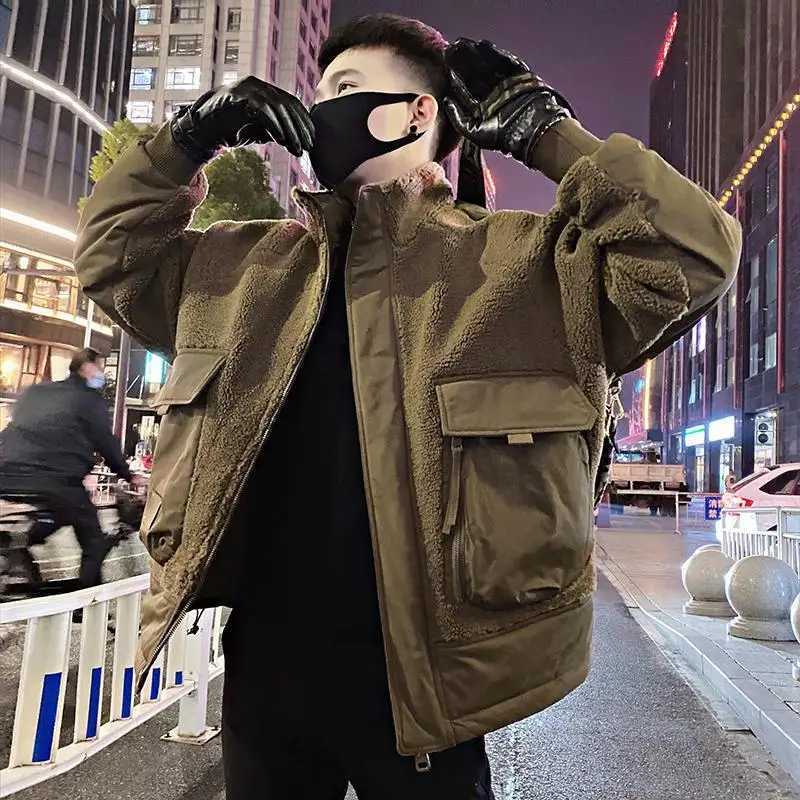 Fall/Winter Ramsworth Cotton Jacket Mens Stand up Collar Long Sleeve Zipper Thick Coat New Style Leisure Park W241024