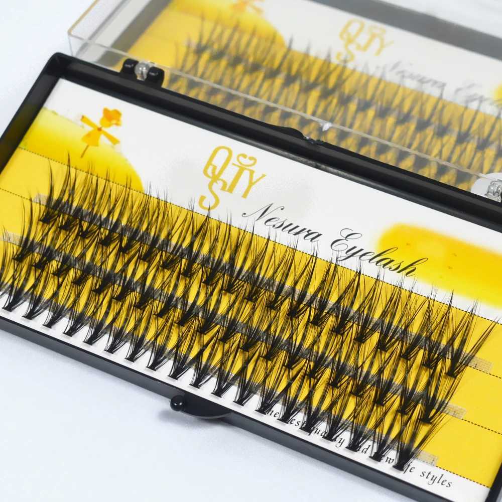 High quality 60 clusters 20D black lining mink fur personal eyelash extension professional false eyelashes artificial soft makeup toolW241024