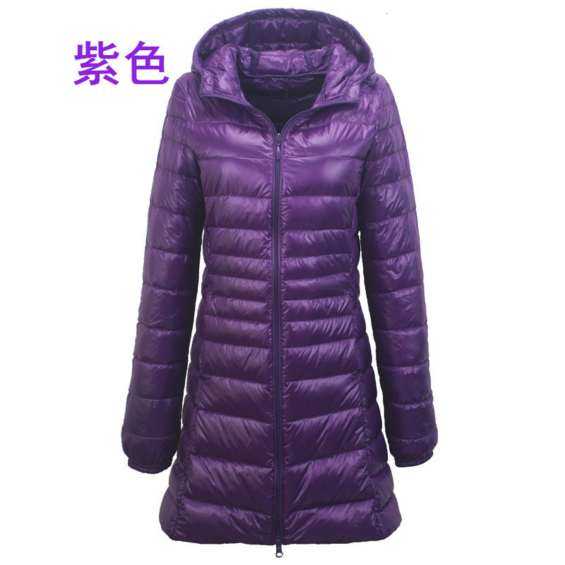 Spring Matte Ultra Light Down Women Long Jacket Soft Warm Windbreaker Duck Down Coat Gray 210819