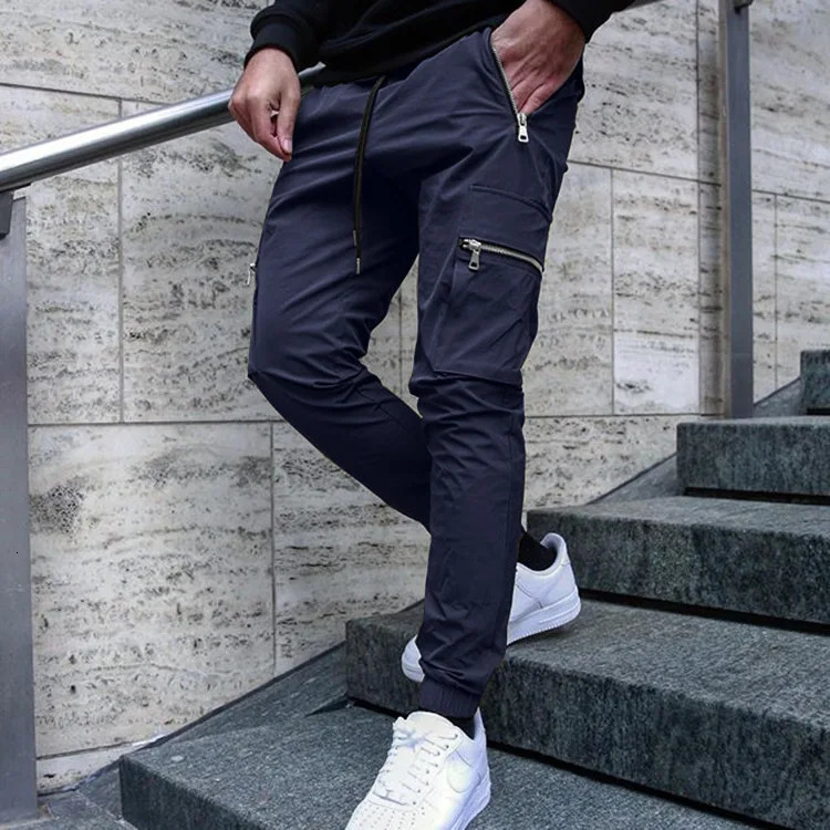 Casual Cargo Pants Men Fashion Trousers Multi-Pocket Casual Joggers Sweatpants Men Pants Hip Hop Streetwear Jogger Pant 241024