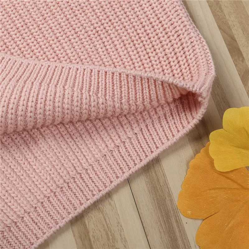 1-5 year unisex baby autumn/winter sweater long sleeved knitted sweater for girls solid color thick zipper W241025
