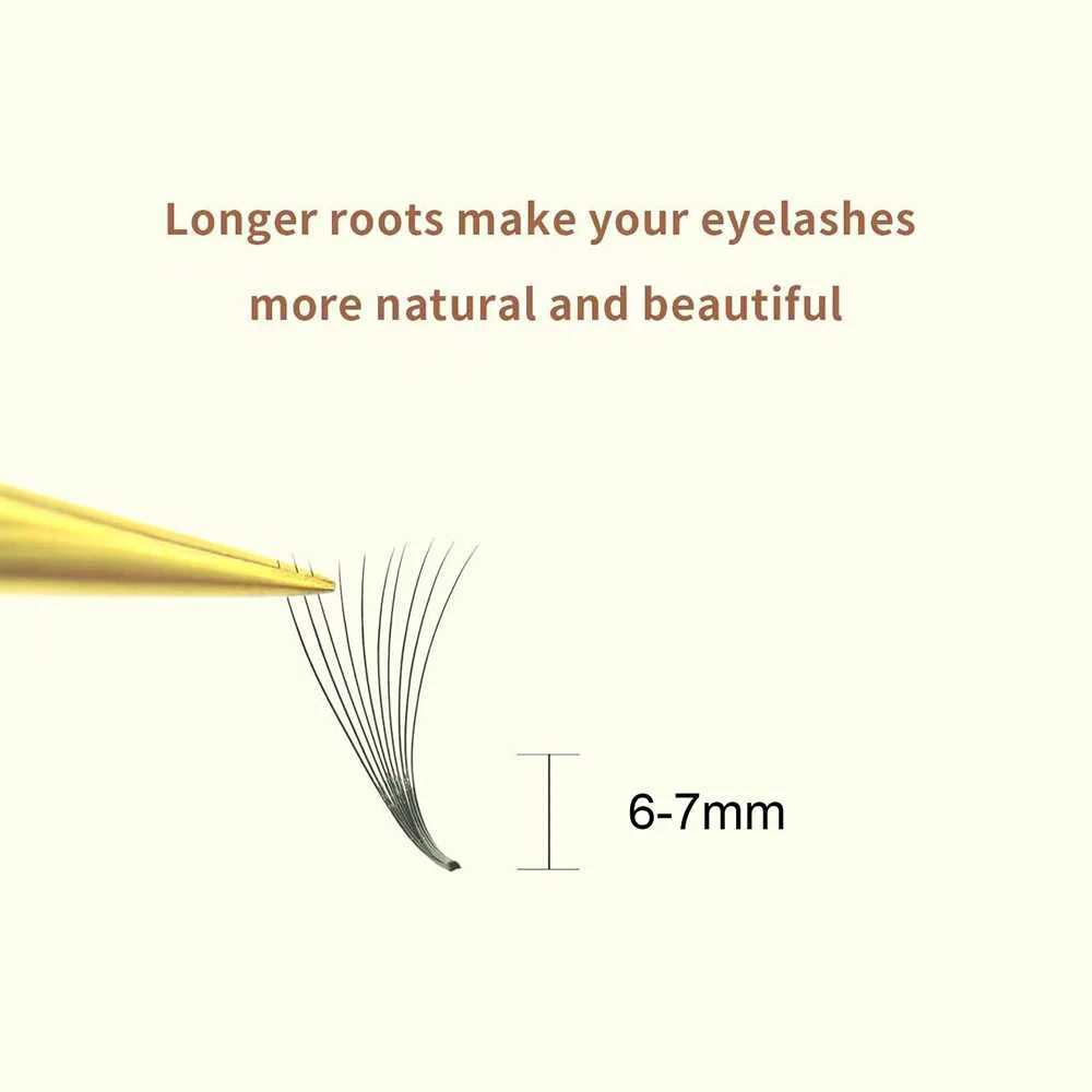 TBest Pointy Base Prefabricated Volume Fan Sharp Thin Dry Russian Volume Fan Silk Personal Volume Eyelash Grafting ExtensionsW241024