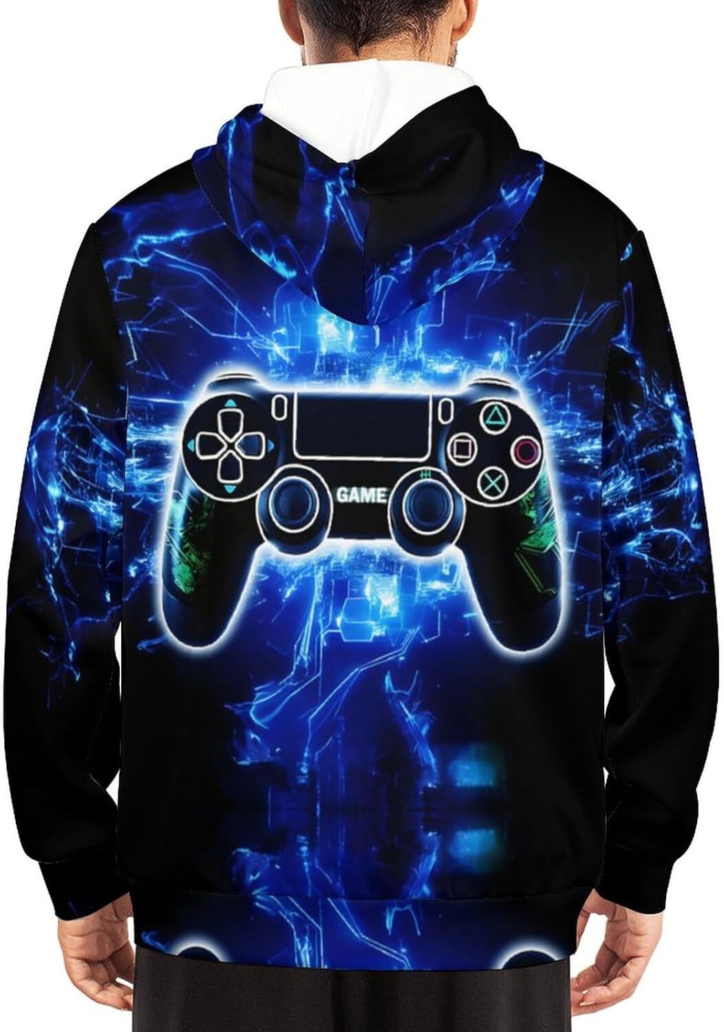 Hoodie for Mens Womens Unisex Novelty Hoodies Graphic Print Hoodies Pullover Sweatshirt Casual Long Sleeve Pockets,All-in-one fashion Pullover Long Sl