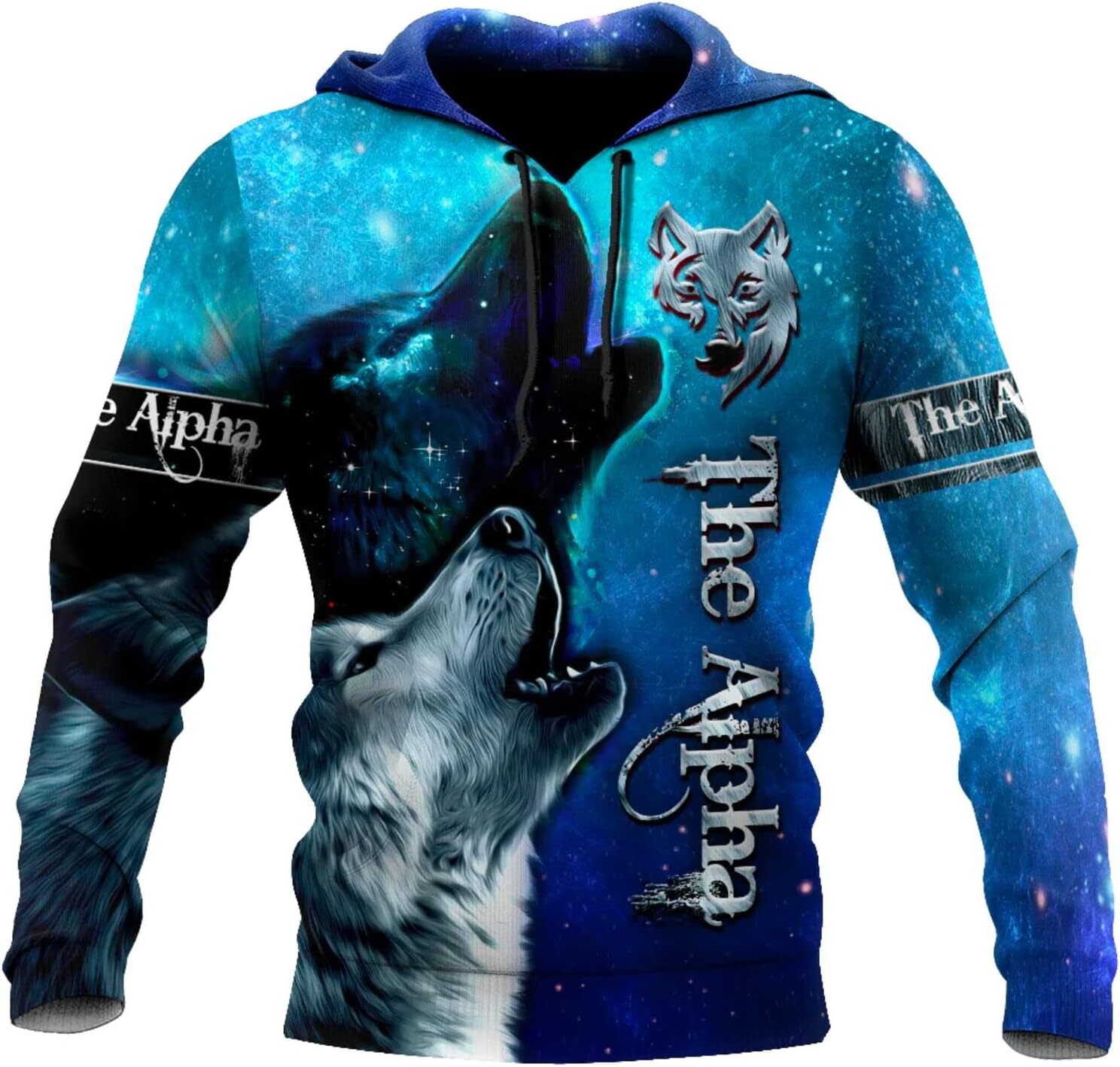 Hoodie for Mens Womens - Wolf 3D All Over Printed Hoodie Unisex 3D Print Design Pullover For Men And Women Multicolor Full Graphi Fashionable and Warm
