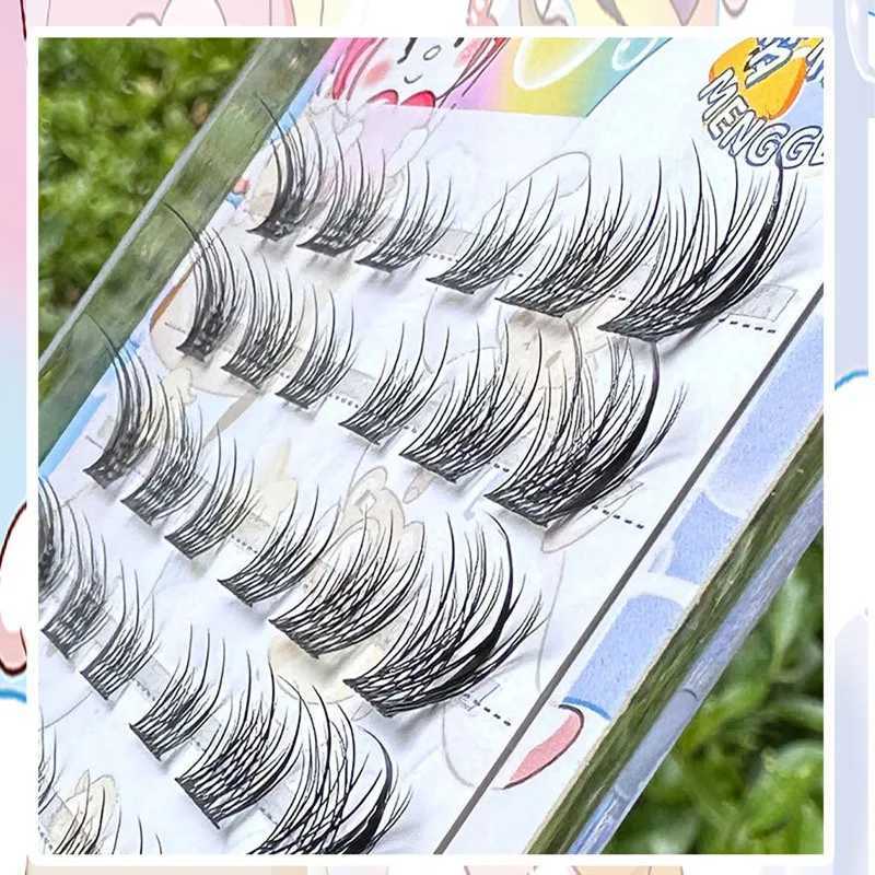 Adhesive free false eyelashes can be reused DIY animation Fox eyes wings thick fluffy eyelashes expansion segmented expansion beauty eye toolW241024