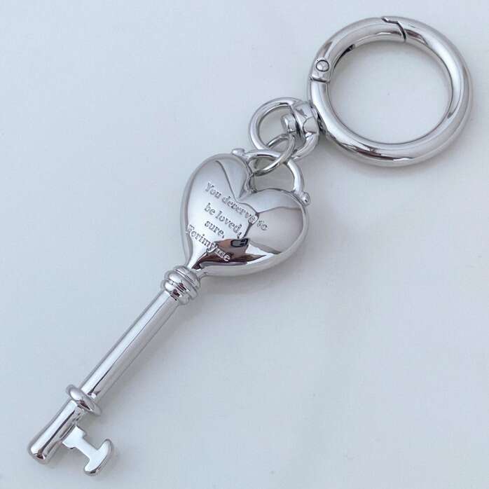 blogger's fashionable love lock keychain bag hanging decoration couple keychain accessories A gift for girl