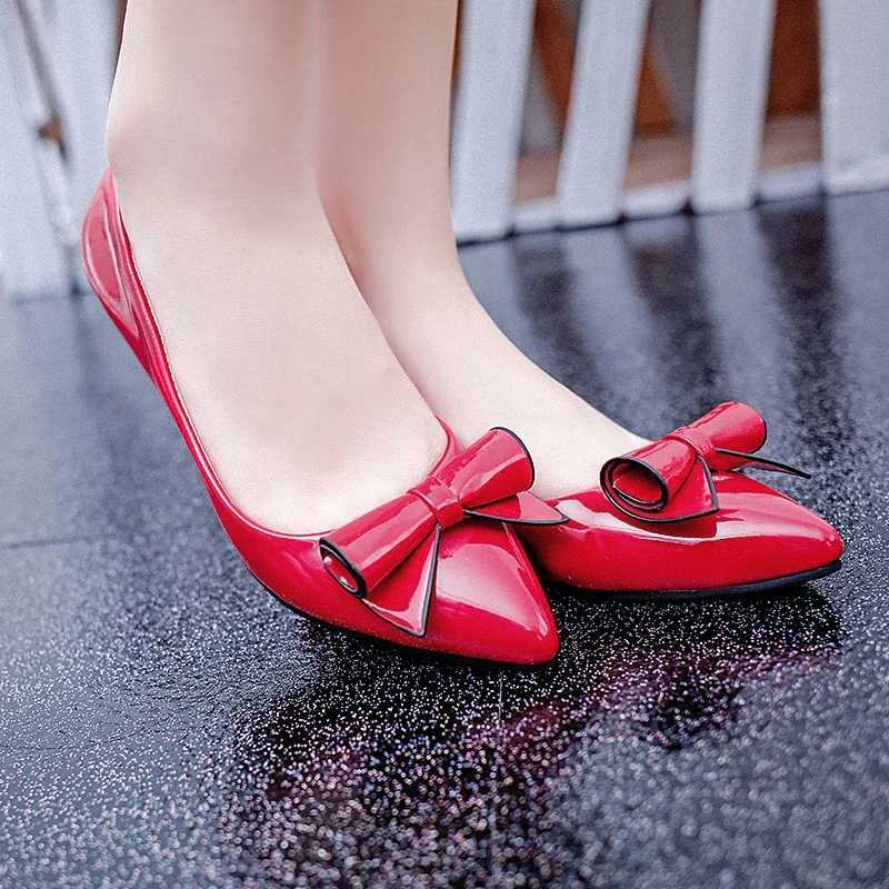 High Quality Womens Shoes High Quality Slippers - Womens High Heels Fi Bow Office and Professional New Shallow Mouth Womens High Heels T241024