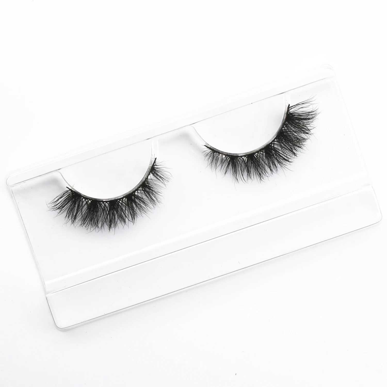 G01 mink eyelashes 13mm mink eyelashes 3D natural long mink eyelashes no cruelty handmade fake eyelashes makeup mink eyelashesW241024
