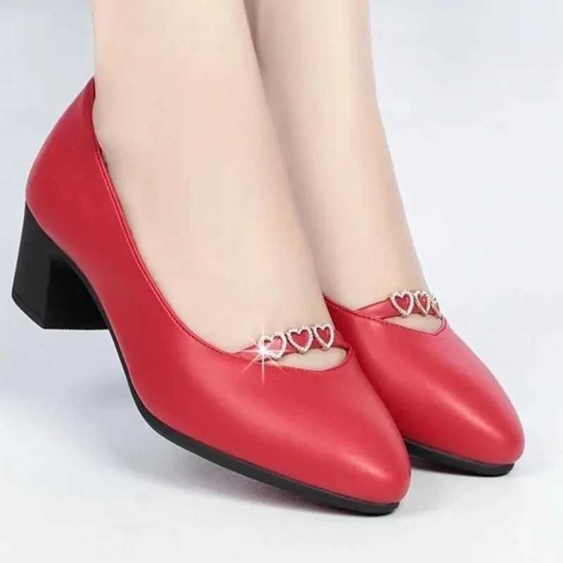 High Quality Womens Fi Pointed Toe Navy Blue Bow Tie High Heels Womens Casual Sweet Wine Red Black High Heels Pump Salto Alto G5750 T241024