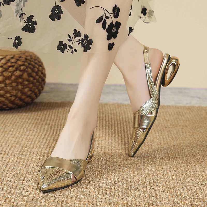 New Arrival Beautiful mid high heel hollow toe sandals with a brand new style solid color summer camisole shoes fashionable womens sandals T250110