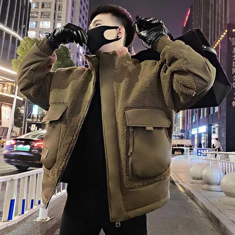 Fall/Winter Ramsworth Cotton Jacket Mens Stand up Collar Long Sleeve Zipper Thick Coat New Style Leisure Park W241024