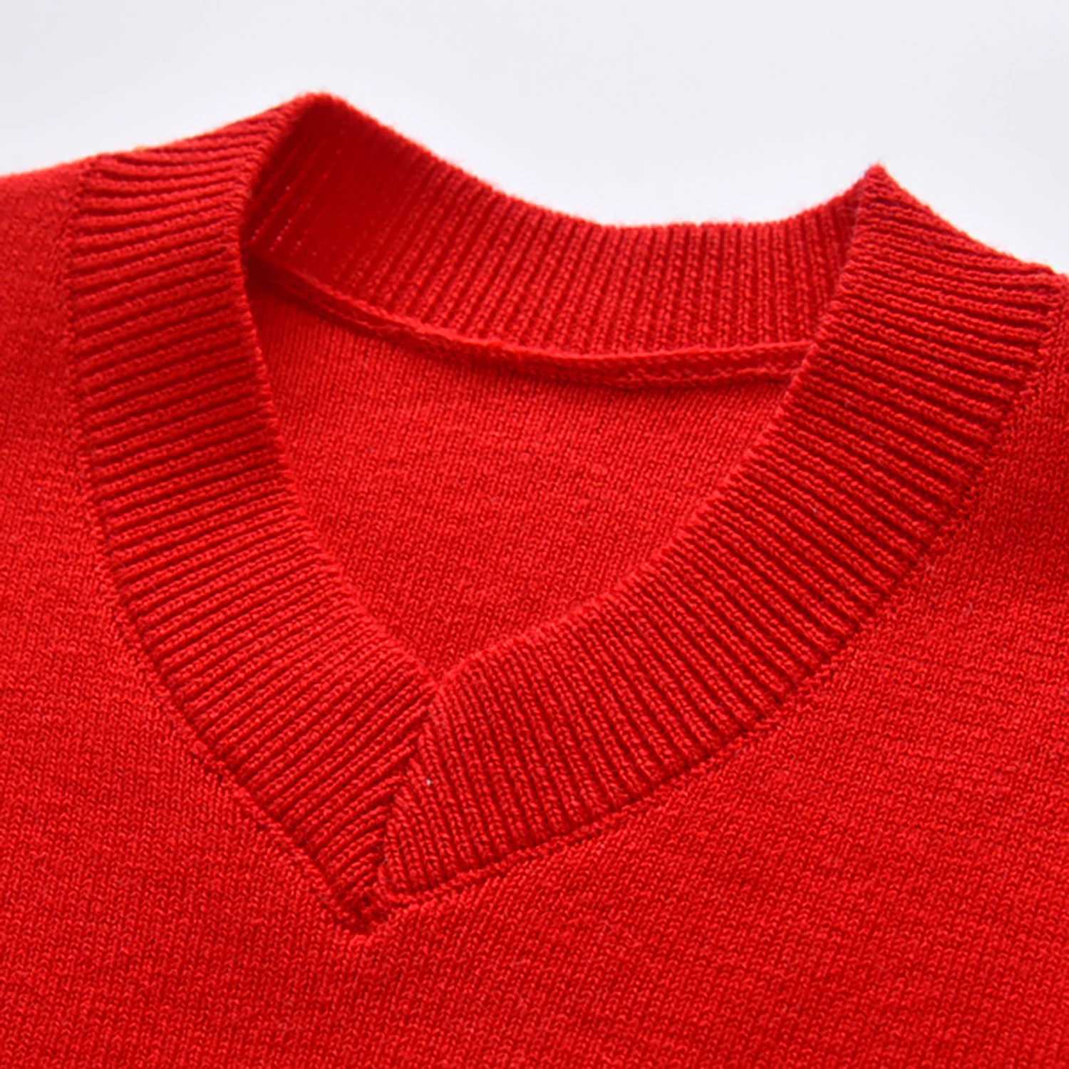 Autumn and winter clothing school boys and girls vests childrens waistcoats zippered knitted sleeveless sweaters boys and girls vests W241025