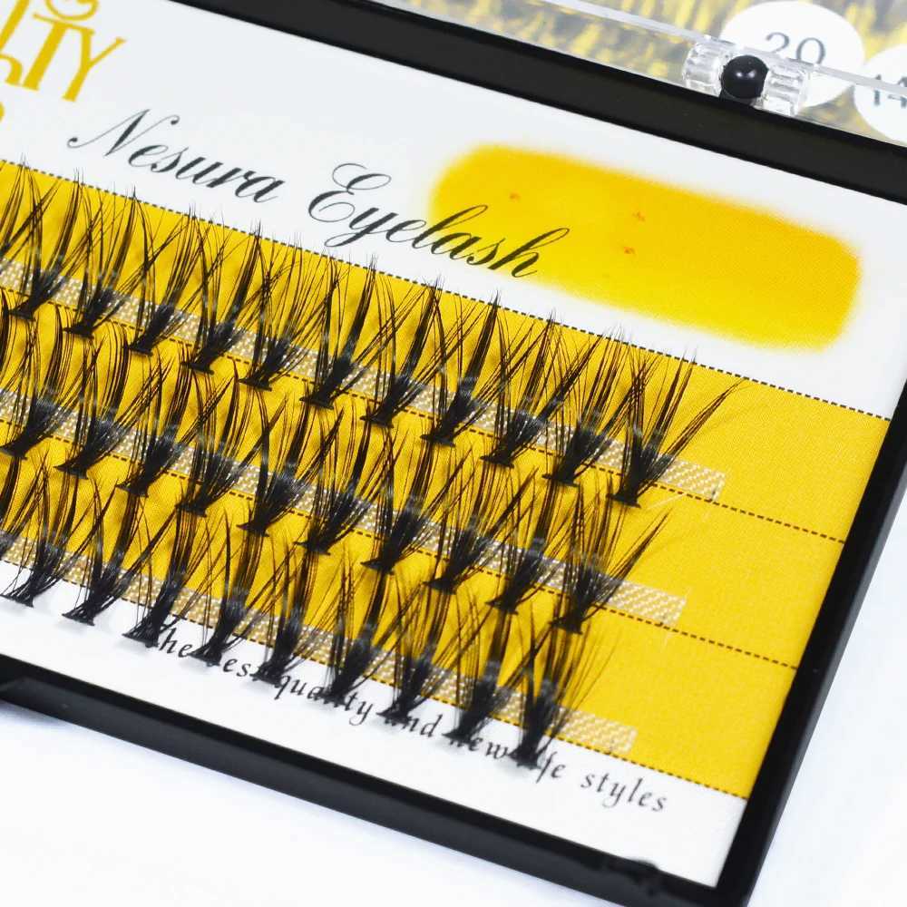 High quality 60 clusters 20D black lining mink fur personal eyelash extension professional false eyelashes artificial soft makeup toolW241024