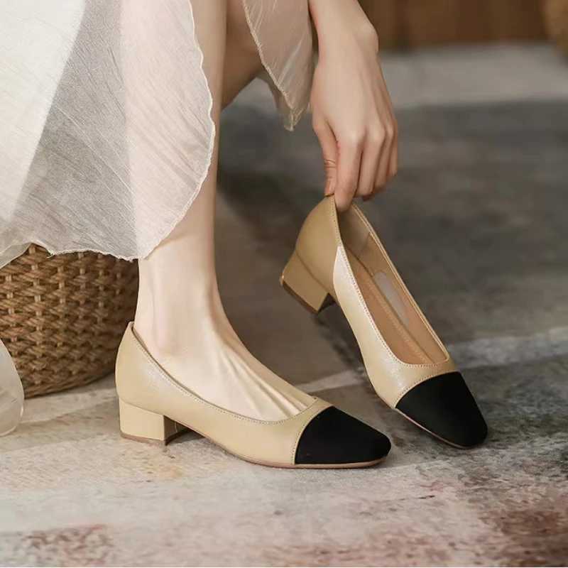 High Quality Summer New Pointed Toe Sandals Fi Low Square Flat Shoes Korean Colorful Mahing Party Womens Shoes Chaussure Womens Shoes T241024