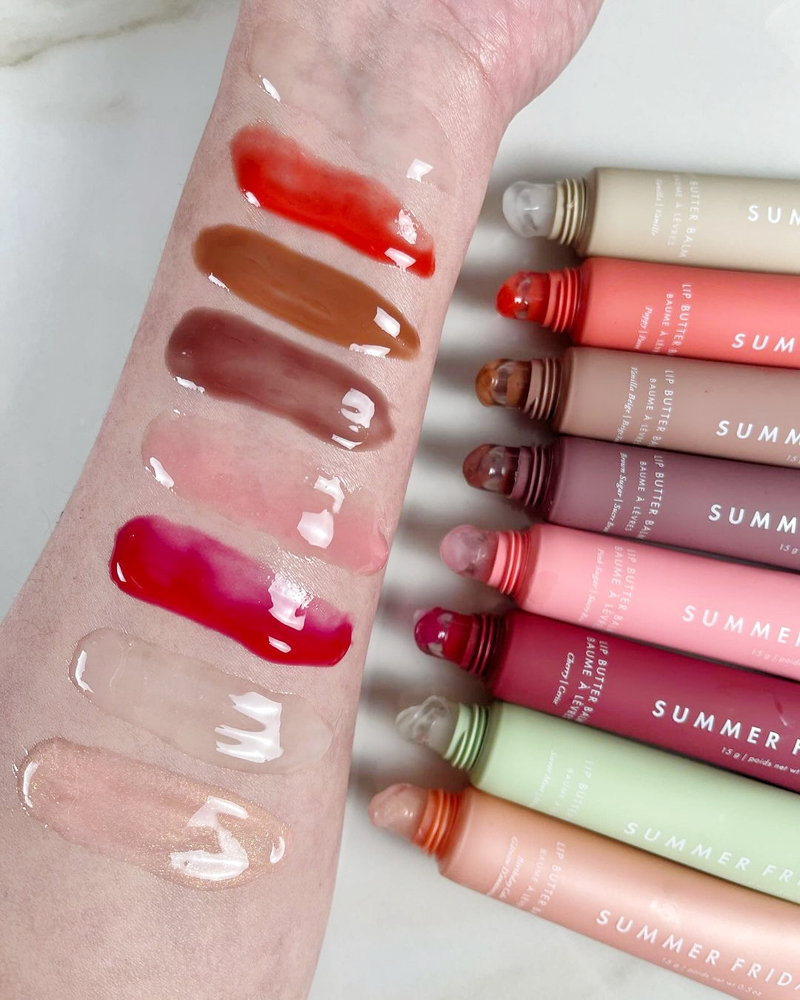 New Summer Fridays Butter Conditioning Mask and Balm Instant Moisture Shine Sheer Tinted Soothing Lip Makeup CL250121