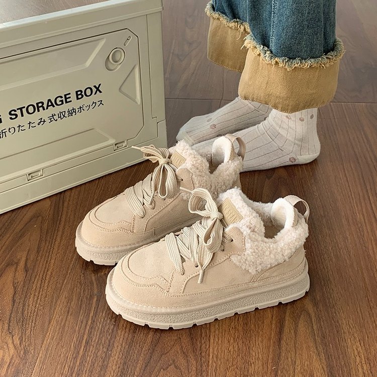 2024 New Designer Men Womens Snow Boots Sneakers Winter Cotton Shoes Warm Trainers Fur Furry Shoes Brown Boots Booties Free Shipping