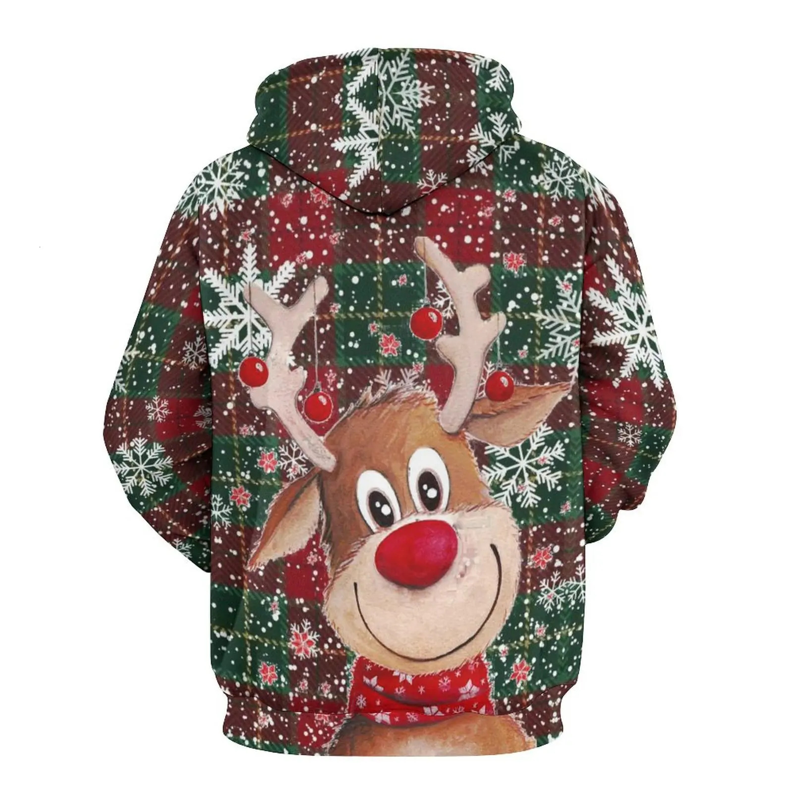 Christmas Santa Claus Hoodies 3D Print Elk Gifts Sweatshirt Men women Unisex Hooded kids Fashion Oversized 241025