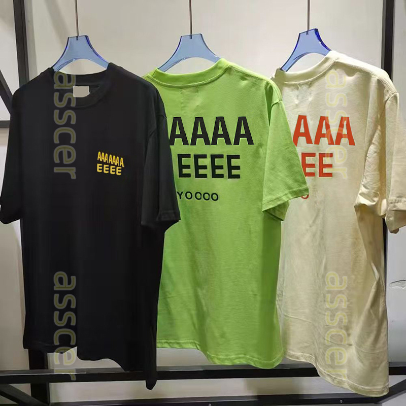 Mens Designer T Shirt Loose Womens Tees Tops Man Casual Shirt Luxurys Clothing Streetwear Shorts Sleeve Polos T shirts Size S-XL