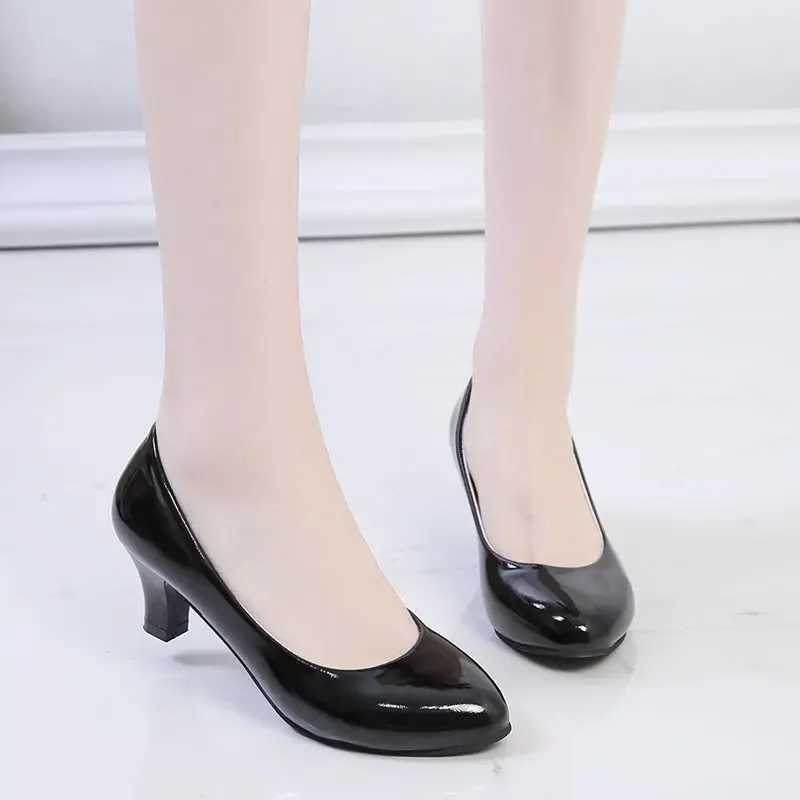 High Quality Female Pump Nude Shallow Mouth Womens Shoes Fi Office Work Wedding Party Shoes Women Low Heels Women Autumn T241024