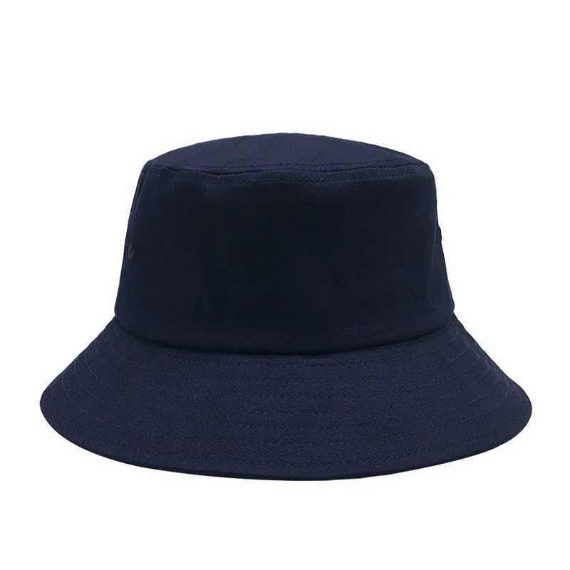 54-57cm 57-60cm 60-63cm Small Size Bucket Hat for Ladies Beach Cotton Plain Panama Hats Big Bone Man Plus Size Fishing Sun CapX241025