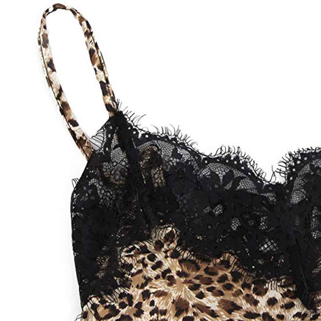 2025 New designer women s leopard print sleeveless shoulder strap sleepwear lace trimmed trend sleepwear shorts set sexy gerie sleepwear XL