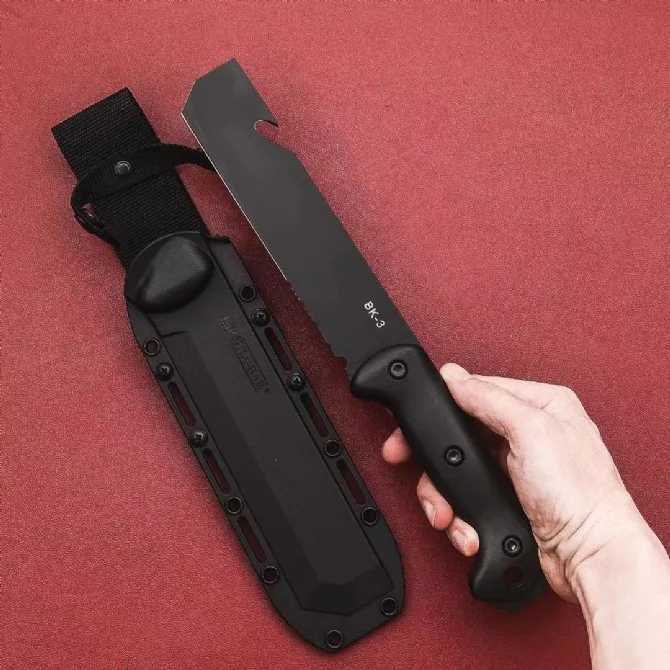 KA-BAR-BK3 Wildlife Hunting Knife Emergency Tool Fishing Mountain Diving Camping Outdoor Knife X241024