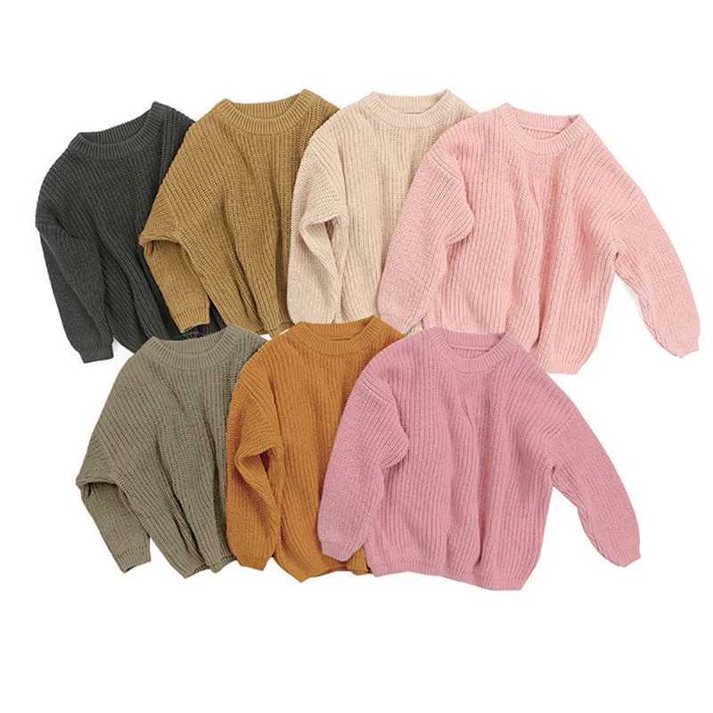 1-5 years of childrens autumn and winter sweaters long sleeved knitted solid color thick zipper suitable for boys and girls to keep warm sweater tops 