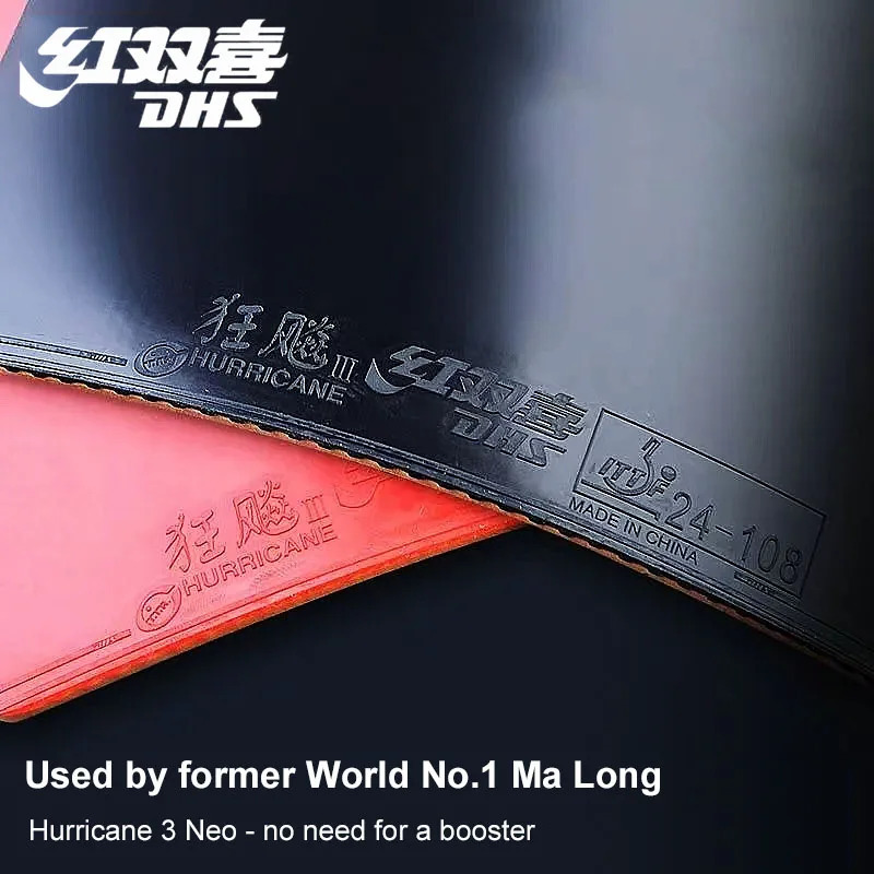 Original Neo Hurricane 3 Table Tennis Rubber Sticky Professional Ping Pong with Highdense Sponge for Attack Loop 241024