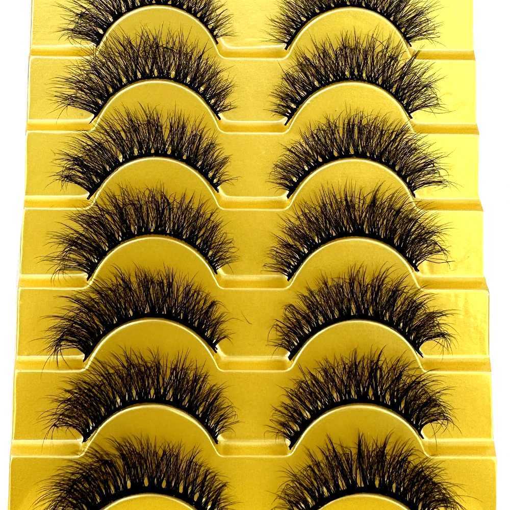 38 styles 10 pairs of natural long 3D mint false eyelashes false eyelash makeup kit mink eyelashes extended eyelashes short eyelashesW241024
