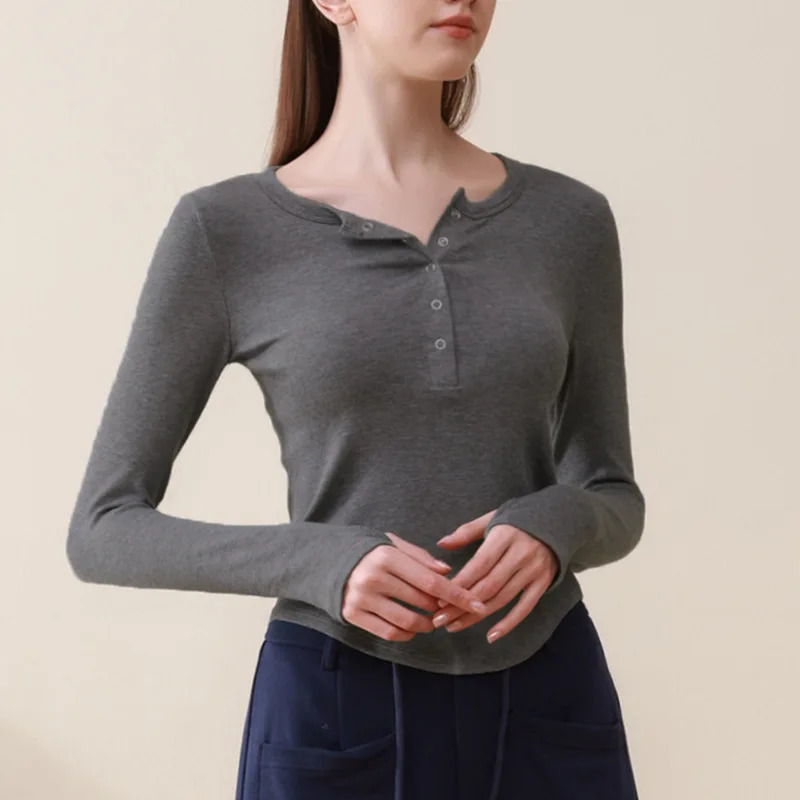 Breathable Yoga T-shirts Women Slim Long-sleeved Running Cycling Workout Clothes Quick-drying Tops Sportswear with Thumb Holes 241024