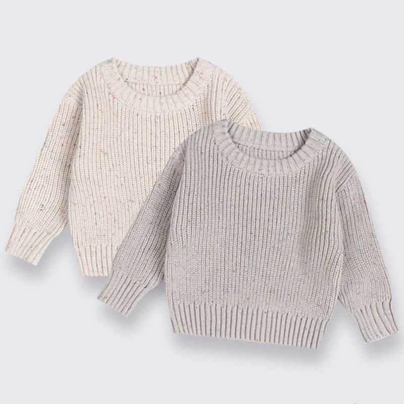 Boys and Girls Knitted Zipper Childrens Winter Clothing Boys Cotton Oversized Sweater Casual Short Cable Knitted Baby Sweater W241025