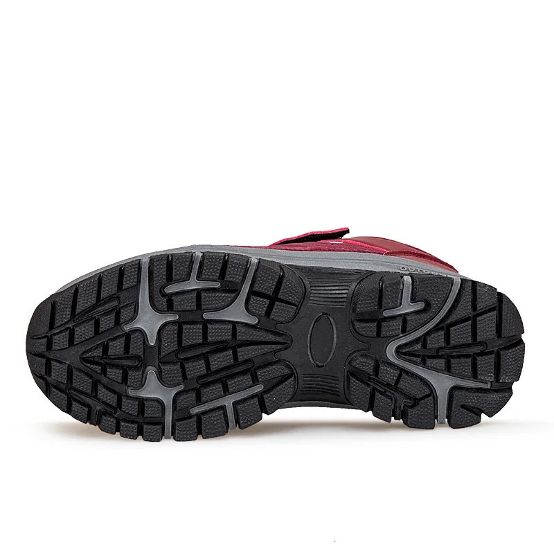 Mens winter boots waterproof leather warm snow ankle boots womens unisex outdoor anti slip work high top casual shoes 241024