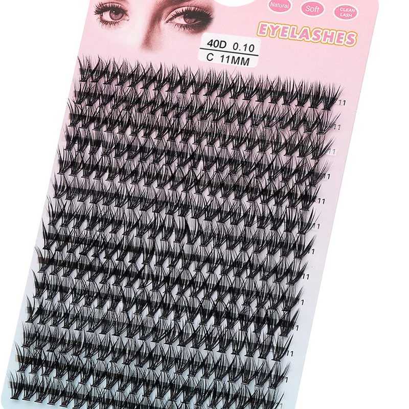280/160pcs cluster eyelash types Graff eyelashes 8-16mm natural vivid eye makeup eyelashes extend personal eyelashesW241024